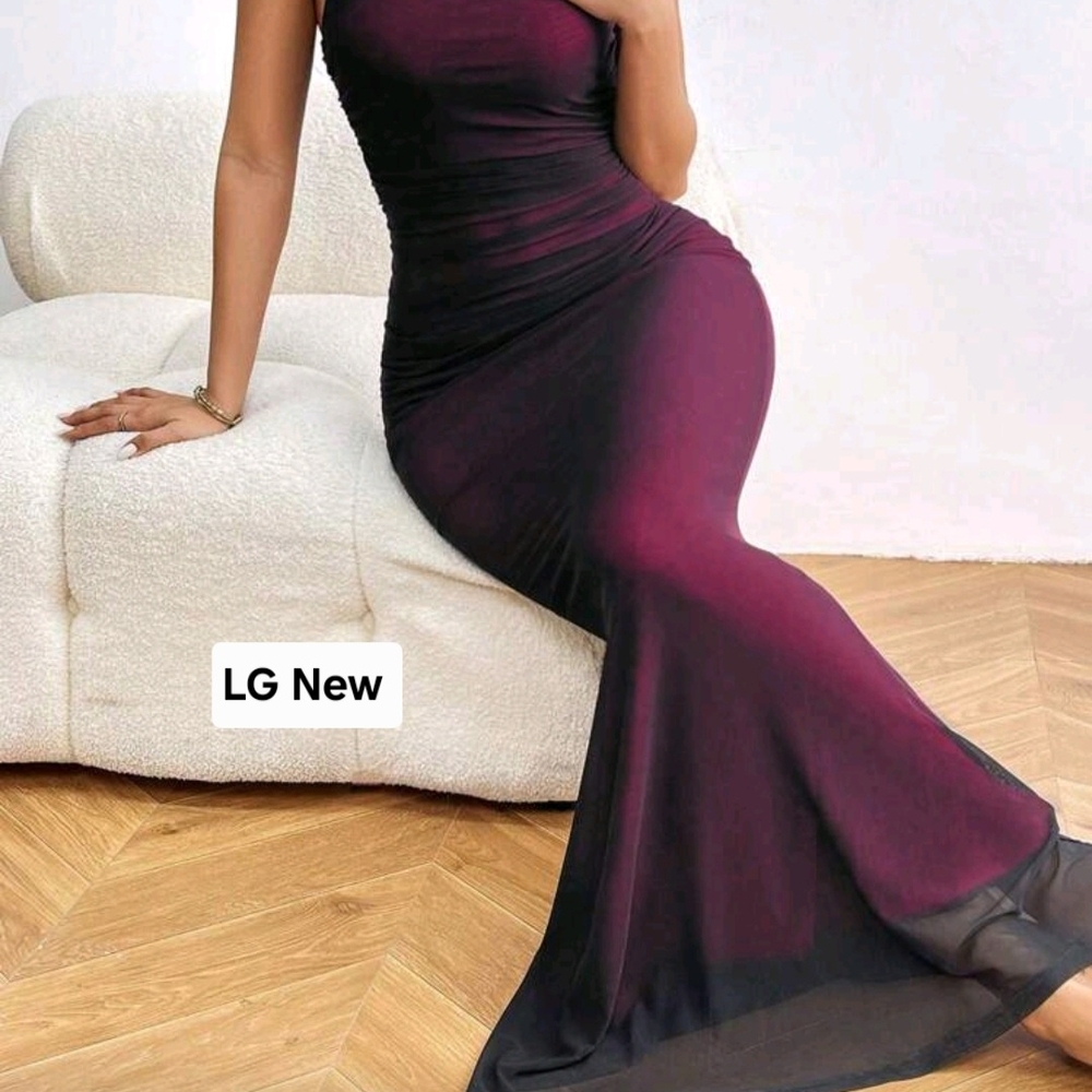 Women's Elegant Purple Dress